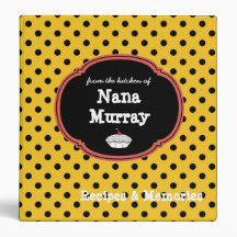 From the Kitchen of Nana 1.5" Polka Dot Recipe