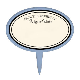 From the Kitchen of Personalized Cake Pick