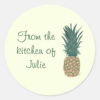 From the Kitchen of Pineapple Lid Stickers