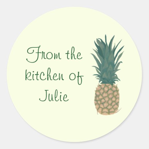 From the Kitchen of Pineapple Lid Stickers