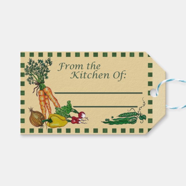 From The Kitchen of: Recipe Gift Tag (Front (Horizontal))