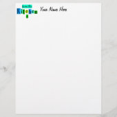 From the Kitchen of Retro Blues Custom Letterhead (Front)