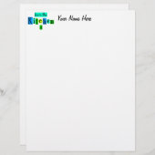 From the Kitchen of Retro Blues Custom Letterhead (Front/Back)