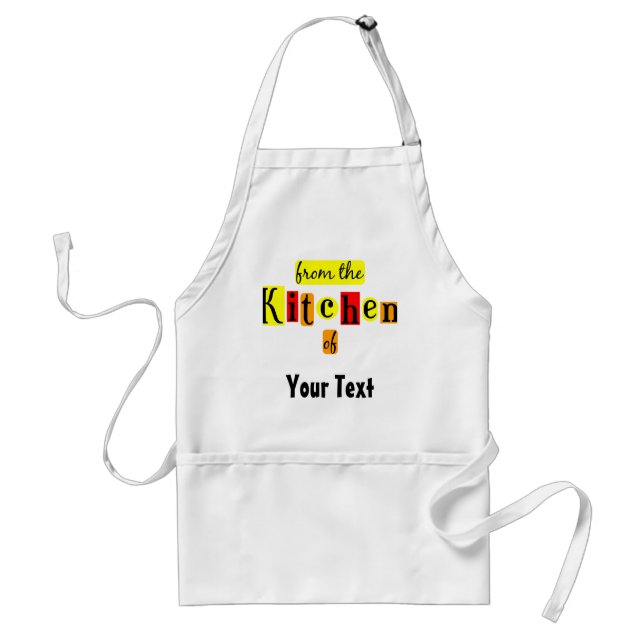 From the Kitchen of Retro Custom Apron (Front)