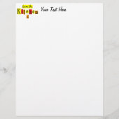 From the Kitchen of Retro Custom Letterhead (Front)