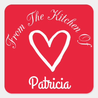 From The Kitchen Of Square Sticker