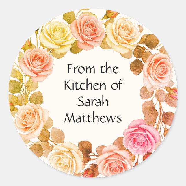 From the kitchen of stickers (Front)