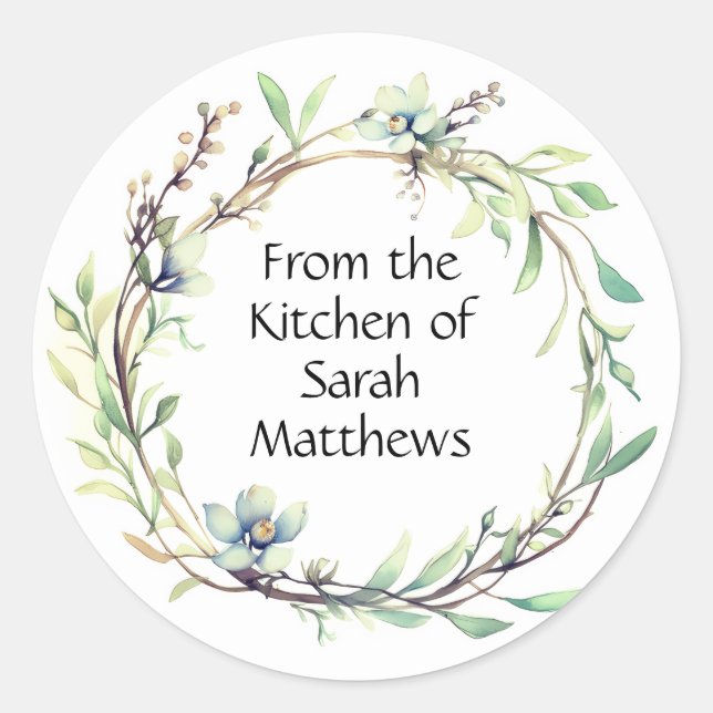 From the kitchen of stickers (Front)