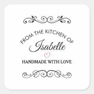 From the Kitchen of Template Square Sticker