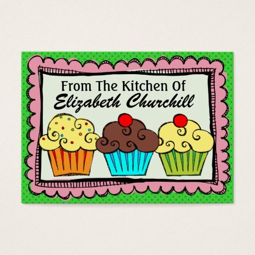 Customizable From the Kitchen - SRF Business Card