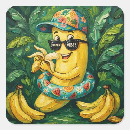 From The Library Of Banana Summer Vibes Bookplate