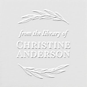 From The Library Of Branch Greenery  Embosser