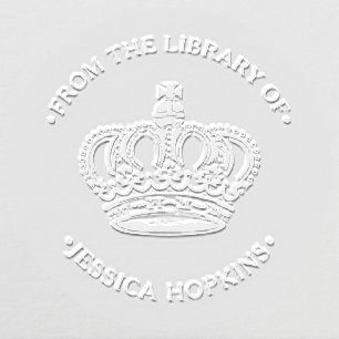 From The Library Of Crown Embosser