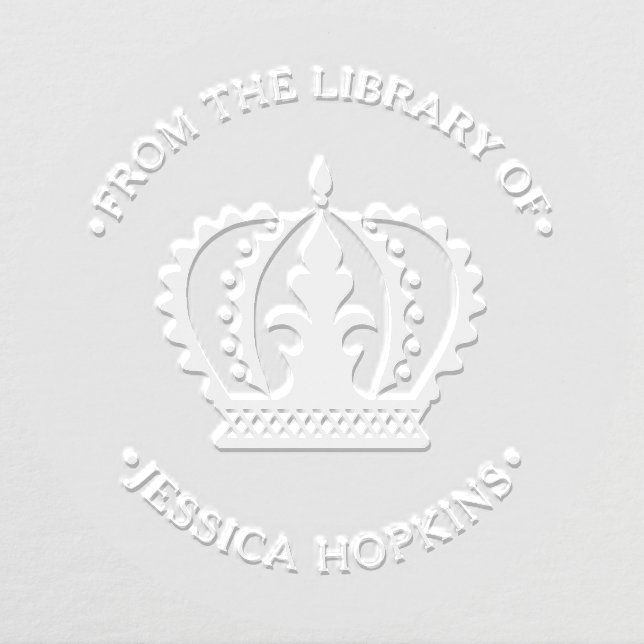 From The Library Of Crown Embosser (Design)