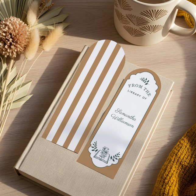 From The Library of Custom Name Personalized Book  Bookmarks (From The Library of Custom Name Personalized Book Bookmarks)