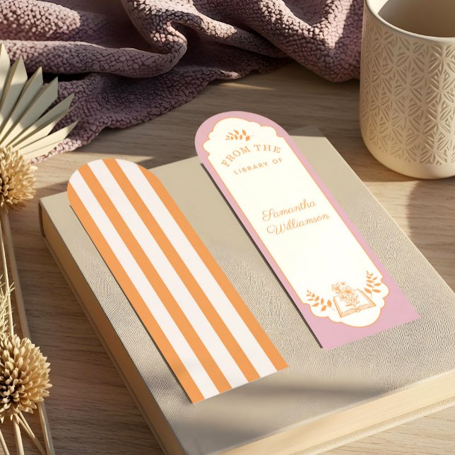 From The Library of Custom Name Personalized Book  Bookmarks (From The Library of Custom Name Personalized Book Bookmarks)