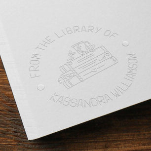 "From the Library of" Custom Personalized Book Embosser