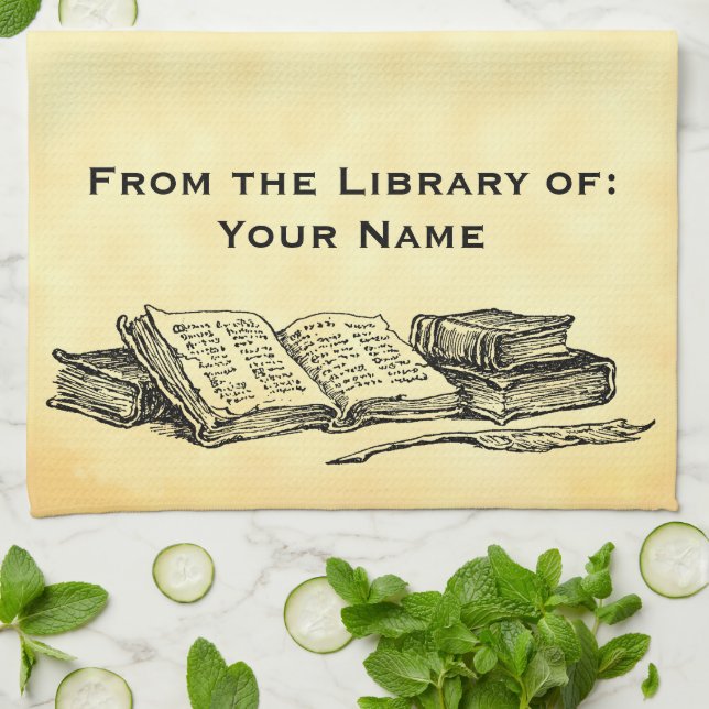 From the Library of Custom Towels (Folded)