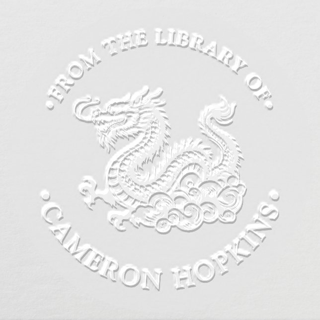 From The Library Of Dragon Embosser (Design)