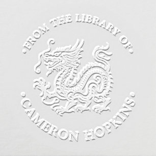 From The Library Of Dragon Embosser