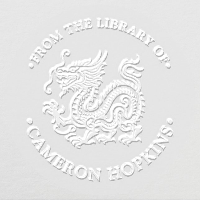 From The Library Of Dragon Embosser (Design)
