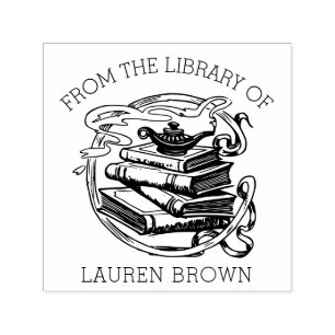 From The Library of ExLibris This Book Belongs to Self-inking Stamp