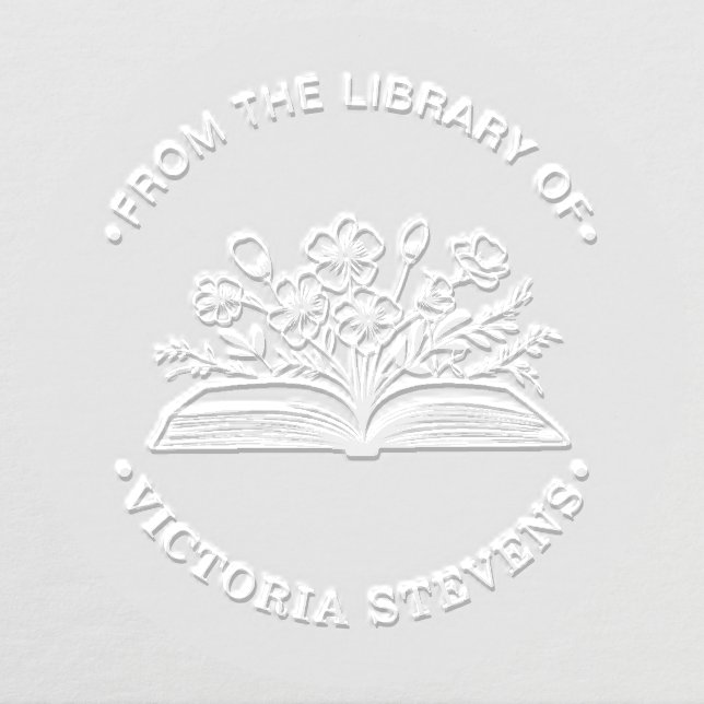 From The Library Of Floral Embosser (Design)