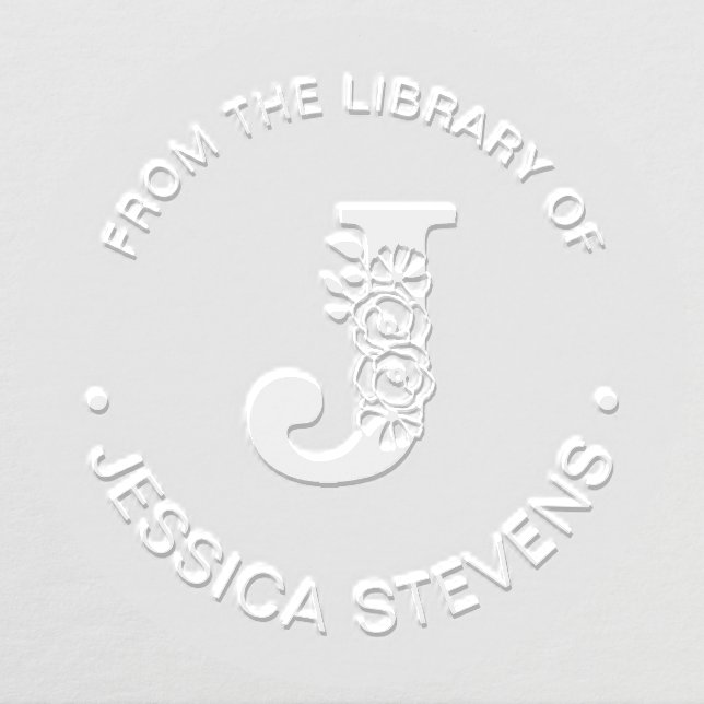 From The Library Of Initial J Embosser (Design)