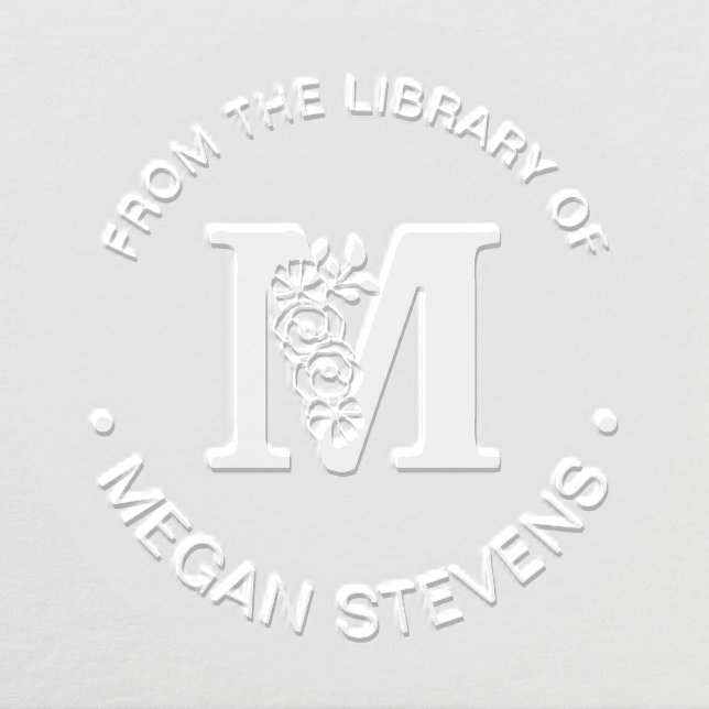 From The Library Of Initial M Embosser (Design)
