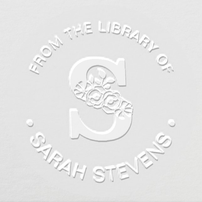 From The Library Of Initial S Embosser (Design)