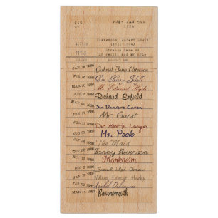 From the Library of Jekyll and Hyde Wood Flash Drive