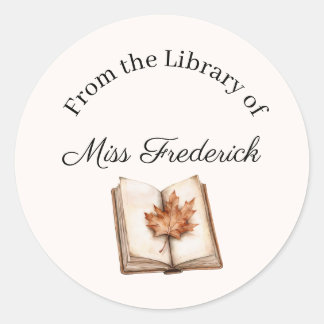 From the Library of Labels, Teacher Stickers