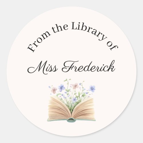 From the Library of Labels, Teacher Stickers