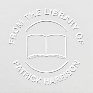 From the Library of Personalized Book Embosser