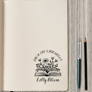 From the Library Of – Personalized Name Rubber Stamp