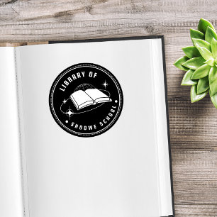 From the Library Of – Personalized Name Rubber Stamp