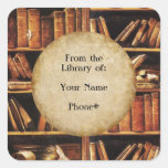 From the Library of... Square Sticker