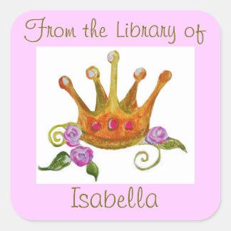 "From the Library of" Sticker (customizable)