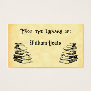 From the Library of Vintage Books Bookplate