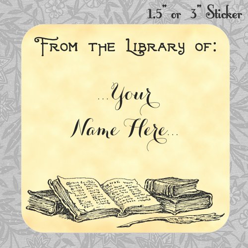 From the Library of Vintage Books Custom Bookplate