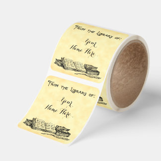 From the Library of Vintage Books Custom Bookplate