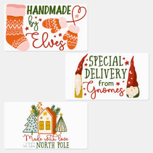 From the North Pole Christmas Sticker Labels