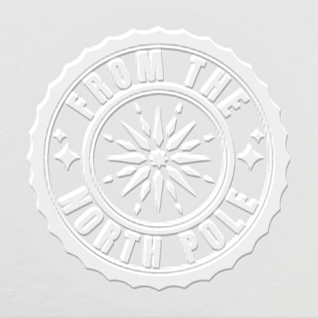 From The North Pole Christmas Winter Snowflake Embosser (Design)