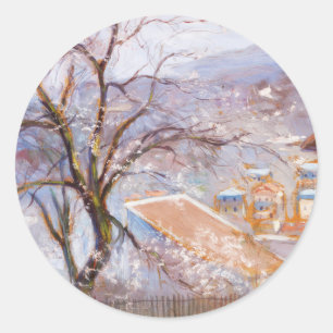 From the outskirts of Paris, Hugo Simberg Classic Round Sticker