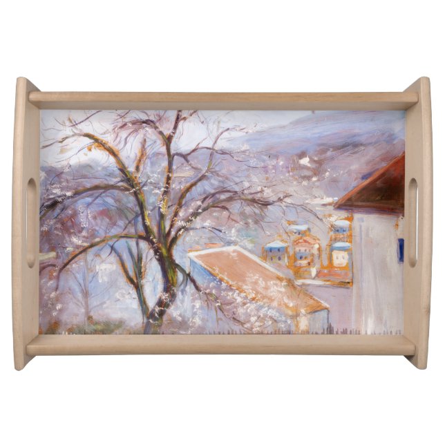 From the outskirts of Paris, Hugo Simberg Serving Tray (Front)