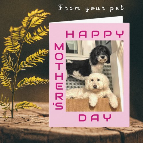 From The Pet _ Best Mom Ever Mothers Day Card