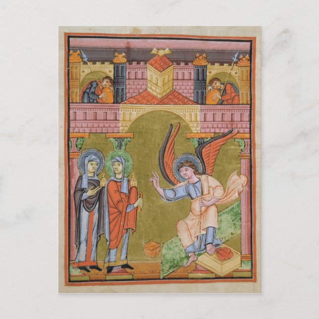 from the Reichenau School Evangeliary Postcard (Front)