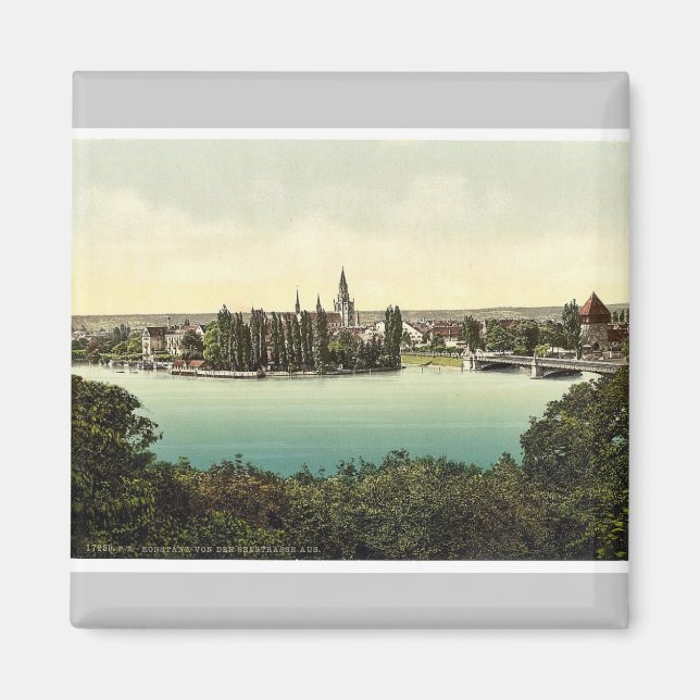 From the Seestrasse, Constance (i.e. Konstanz), Ba Magnet (Front)