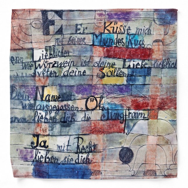 From the Song of Songs, Klee Bandana (Front)