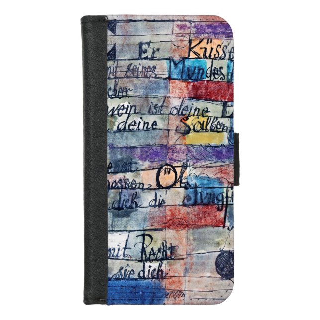 From the Song of Songs, Klee iPhone Wallet Case (Front)